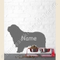 Preview: Wandtattoo Bearded Collie