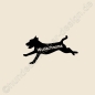 Preview: Hundeaufkleber Jack Russell Shop