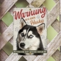 Preview: Husky Warnschild DIN A5