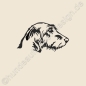 Preview: Hundeaufkleber online kaufen Wolfshund