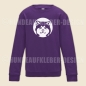 Preview: Sweatshirt Kinder Hunde Akita lila