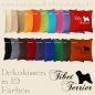 Preview: Kissen Hundemotive Tibet Terrier