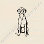 Preview: Vizsla Aufkleber