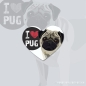 Preview: I love Pug Magnet