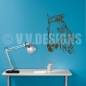 Preview: Pferde Wandtattoo Kinderzimmer