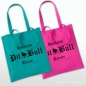 Preview: American Pit Bull Terrier Tragetasche türkis / pink