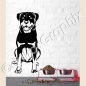 Preview: Rottweiler Wandtattoo