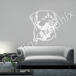 Preview: Rottweiler Hunde Wandtattoo Shop