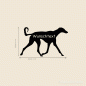 Preview: Saluki Hundeaufkleber mit Hundename