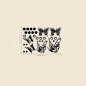 Preview: 28er Set Schmetterlinge und Kreise Wandtattoo