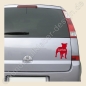 Preview: Autoaufkleber Staffordshire Bullterrier Hunde 