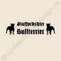 Preview: Staffordshire Bullterrier Hundeaufkleber Shop StaffBull