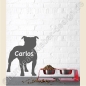 Preview: Staffordshire Bullterrier Wandtattoos Hunde 