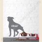 Preview: Stafford Wandtattoo Hunde Shop