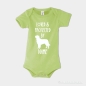 Preview: Baby Strampler Berner Sennenhund grün