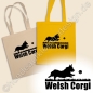 Preview: Textilien Hundemotive Welsh Corgi