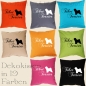 Preview: Tibet Terrier Dekokissen