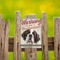 Preview: Bernhardiner Hundeschild DIN A5