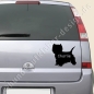 Preview: Westi wunschname hundeaufkleber