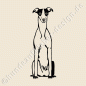 Preview: Whippet Dog Sticker