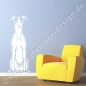 Preview: Whippet Hunde Wandtattoo