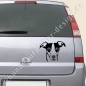 Preview: Hunde Autoaufkleber Whippet