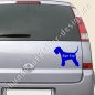 Preview: Zwergschnauzer autoaufkleber