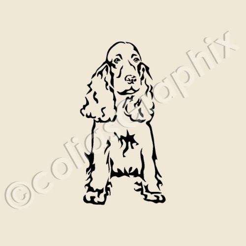 Cockerspaniel Autoaufkleber