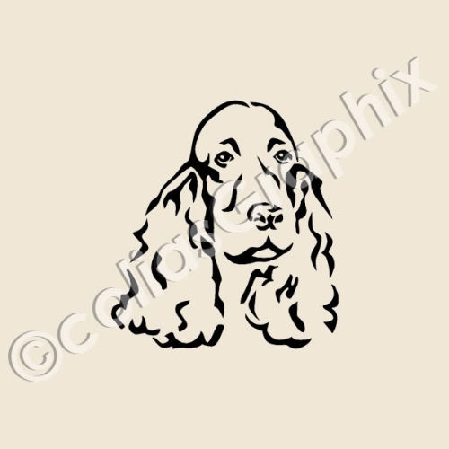 Cockerspaniel Autoaufkleber