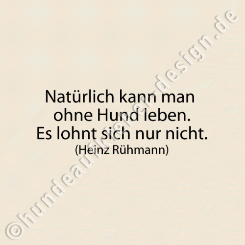 Zitate Wandtattoo Hundefans