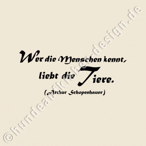 Hunde Zitat Wandtattoo