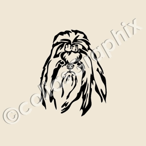 Shih Tzu Autoaufkleber