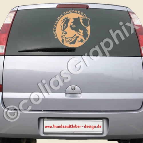 Aussi Shepherd Hundeaufkleber