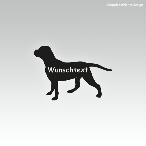 Preview: American Bulldog Hundeaufkleber
