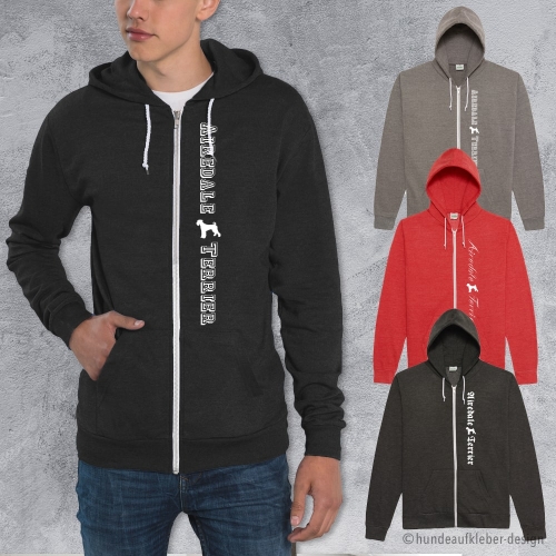 Airedale Terrier Kapuzen Sweatjacke