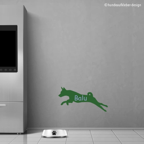 Basenji Hunde Wandtattoo Aufkleber