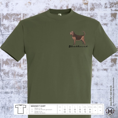 Bloodhound Herren T-Shirt Farbe army