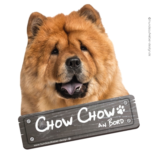 Chow Chow an Bord Aufkleber