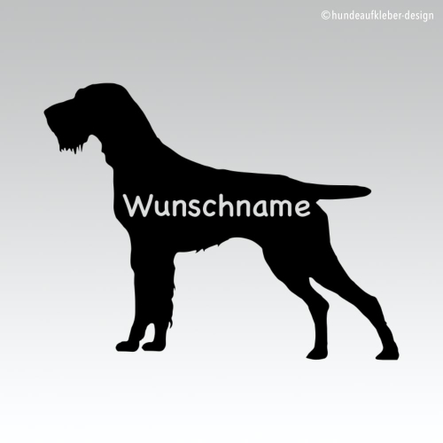 Deutsch Drahthaar Hundeaufkleber Tibetdogge