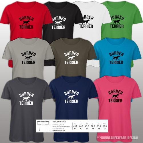 T-Shirt mit Hundedruck Border Terrier