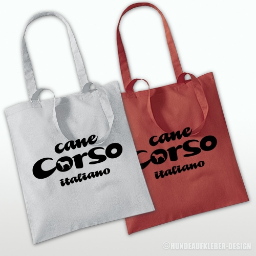 Einkaufstasche Stoff Cane Corso Druck