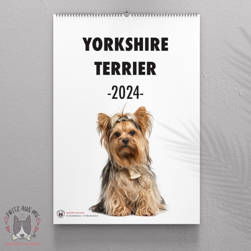 Yorkshire Terrier Kalender 2024