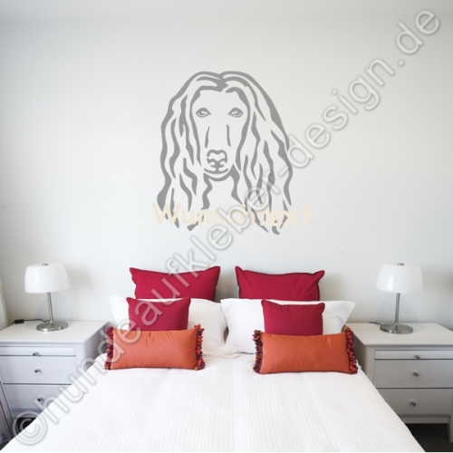 Hunde Wandtattoo Afghane
