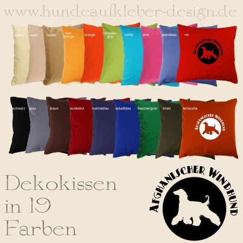 Dekokissen Hundemotiv Afghane