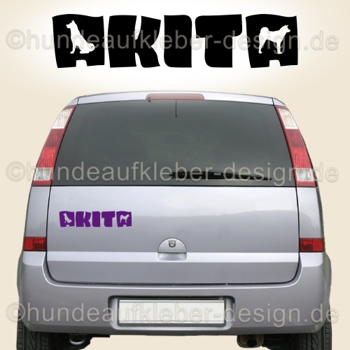 Akita Hundeaufkleber für's Auto kaufen
