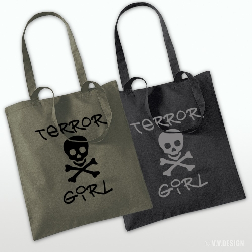 Terror Girl Totenkopf Tasche