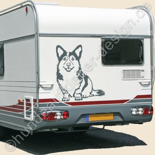 Preview: Welsh Corgi Hunde Autoaufkleber