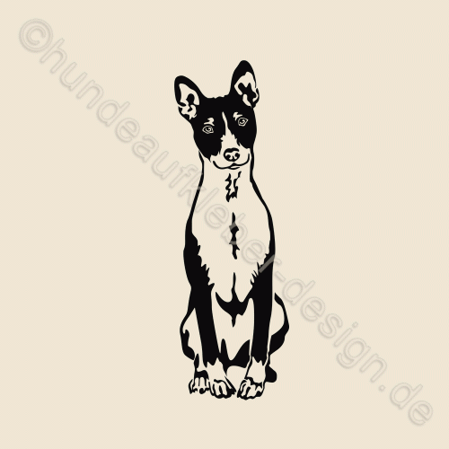 Basenji Aufkleber Shop