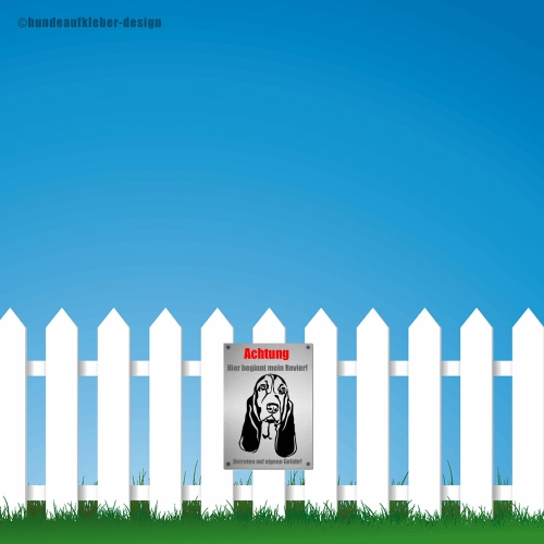 Basset Hunde Warnschilder Shop