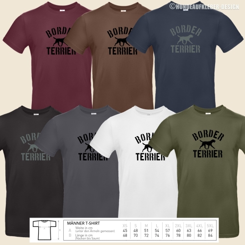 Border Terrier Hunde T-Shirt